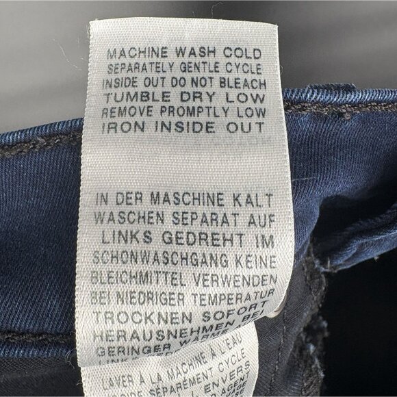 True Religion Women's Halle Mid Rise Super Skinny Jeans 26 Dark Wash USA - Picture 10 of 14